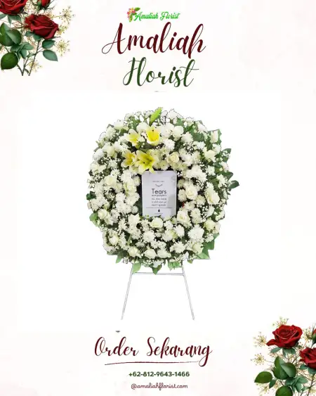 Krans Bunga Duka Jepara Wetan